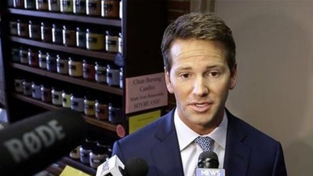 "Haters are gonna hate," Aaron Schock, 33, told ABC News after news of his office's lavish decor - which is inspired by Downton Abbey - broke in The Washington Post.