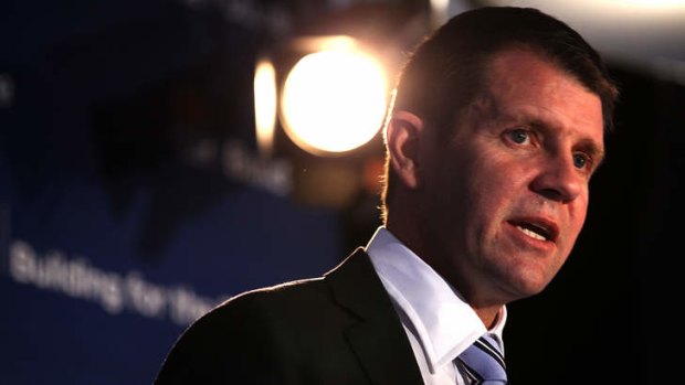 Mike Baird: revealed his half-year budget update.