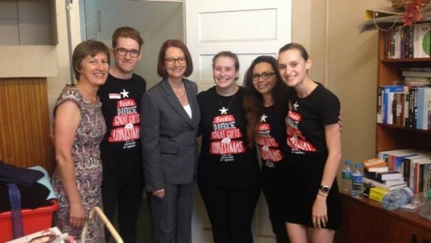 Former prime minister Julia Gillard arrived for a book signing in December.