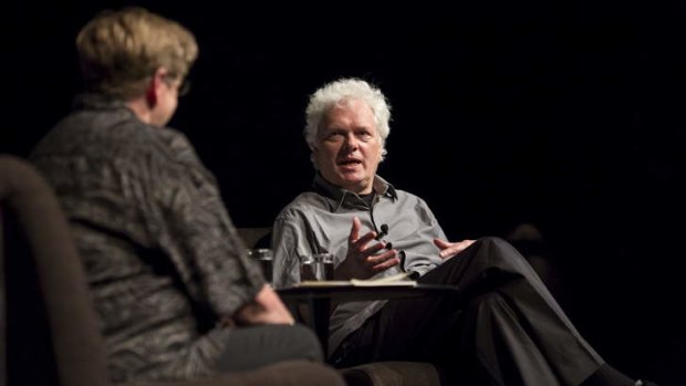 Composer and director Heiner Goebbels in conversation with Robyn Archer at Sydney's Theatre Royal.