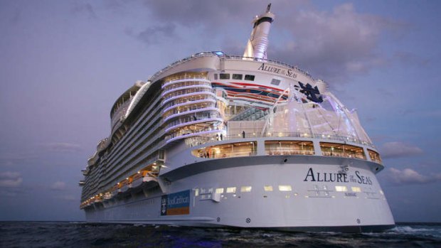 Royal Caribbean International's cruise ship Allure of the Seas.