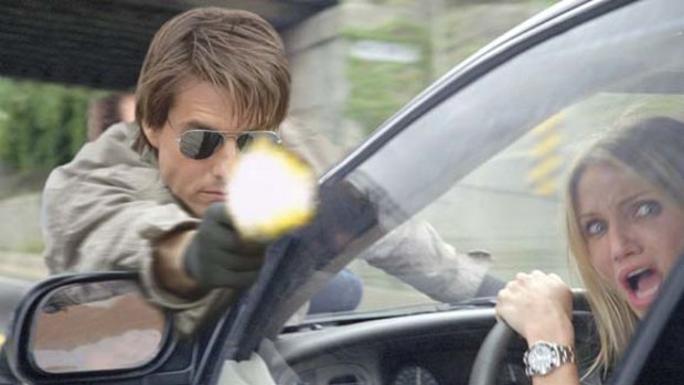 Genre-crossing ... Tom Cruise and Cameron Diaz in the latest ''romaction'' flick, Knight and Day.
