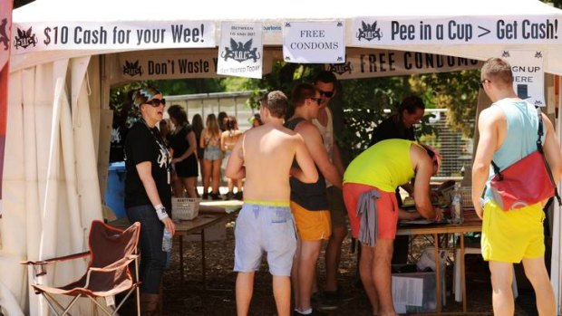 A similar trail offering $10 payments for chlamydia testing at events such as music festivals and Summernats and, on building sites and tertiary education campuses has also just concluded.