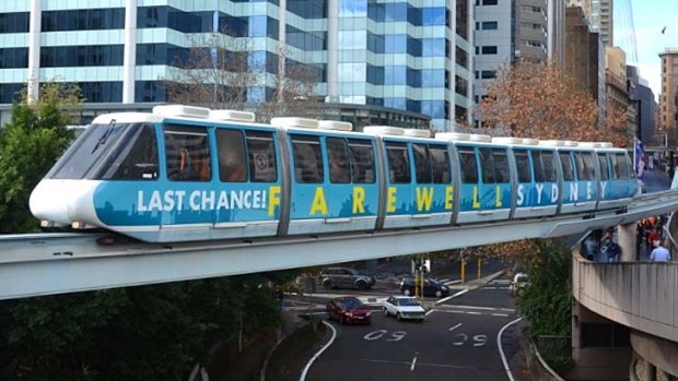 Sydney's monorail set to become a memorabilia piece.