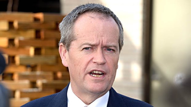 Labor leader Bill Shorten