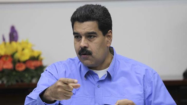 Venezuela's President Nicolas Maduro: said he learned of threats against him from ‘‘various sources’’.