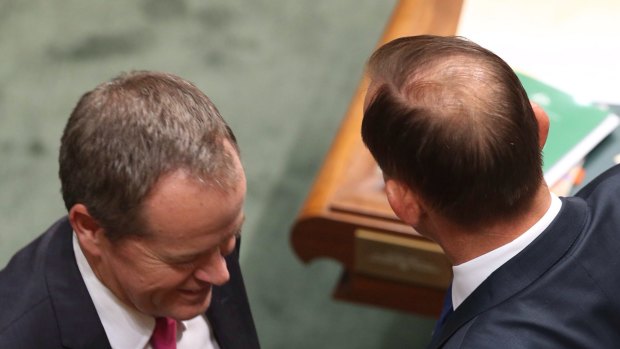 Bill Shorten and Tony Abbott in Parliament last week.