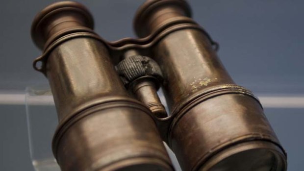 A pair of binoculars from the RMS Titanic.