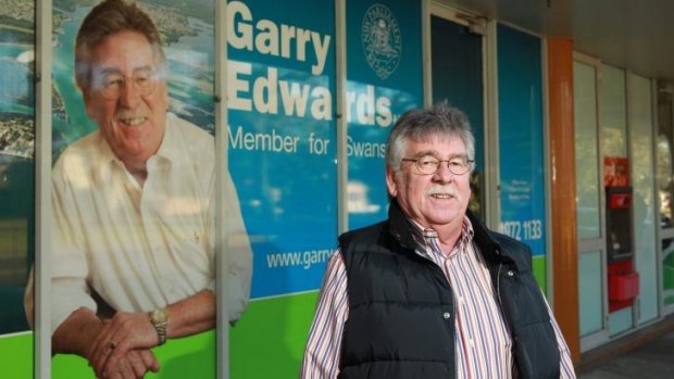 Sensational evidence: Suspended Liberal MP Garry Edwards. 