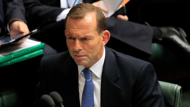 Mr Abbott interrupts Question Time to demand that Prime Minister Julia Gillard explain her decision to suspend Mr Thomson from the Labor caucus.