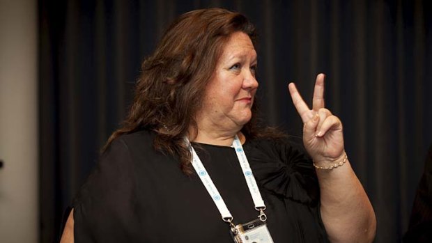 The princess of the Pilbara ... Gina Rinehart.