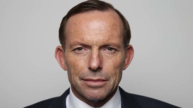 Leader with a philosophy: Prime minister-elect Tony Abbott in his Sydney office on Sunday.