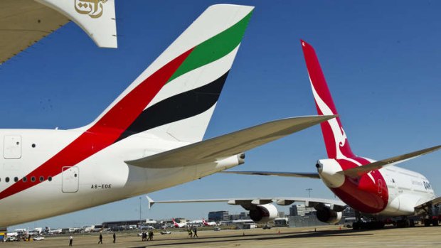 Preparations have begun for the tie-up between Qantas and Emirates.