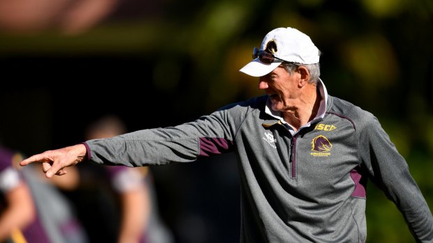 Calling shots: Wayne Bennett wants more intensity after the loss to the Eels.