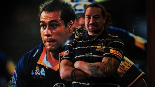 Brumbies new recruit Fotu Auelua has been greatly influenced by George Smith.