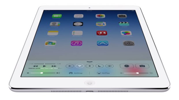 Apple's lightweight iPad Air.