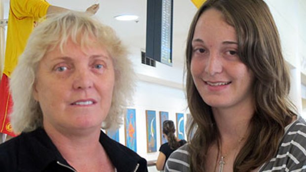 Sharon McKay and her daughter Megan fled the chaos in Christchurch.