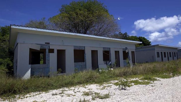 Foreign aid funding ... the old processing centre for asylum seekers in Nauru is one of the sites considered for reopening.