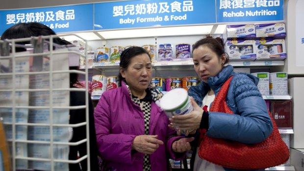 Demand for foreign infant formula has risen in China since 2008, when a Chinese infant formula was contaminated with melamine.