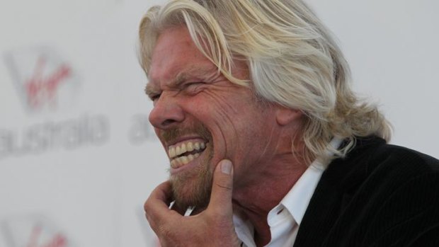 Sir Richard Branson's Virgin Group has a 26 per cent holding in Virgin Australia.