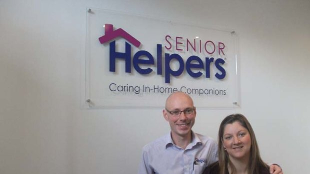 "When we saw the Senior Helpers model we appreciated it was something we could manage ourselves” ... Peter Morgan and Melissa Byrne.