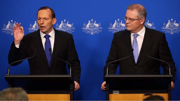 Prime Minister Tony Abbott and Immigration Minister Scott Morrison are part of the national security committee of cabinet which made the decision that the asylum seekers on board “should be taken to a place other than Australia”.