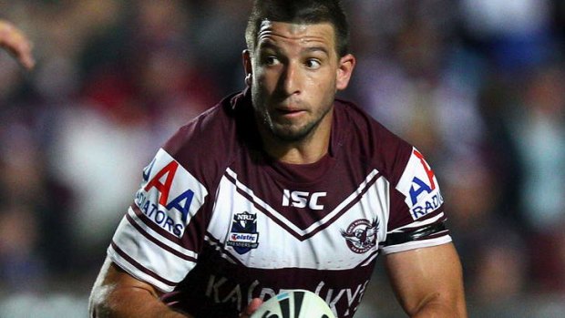 Alleged family dispute: Liam Foran played for Manly in 2012, before joining Parramatta this season.