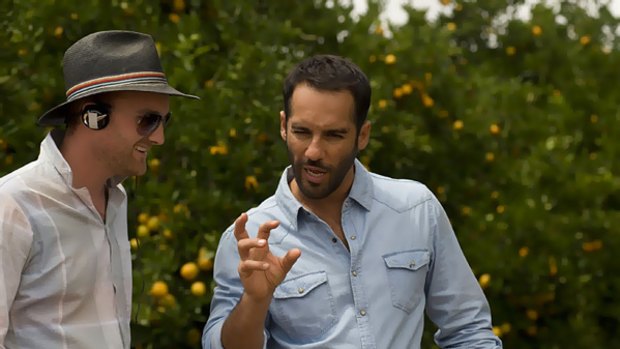 Summer Coda director Richard Gray (left) with actor (and DJ) Alex Dimitriades.
