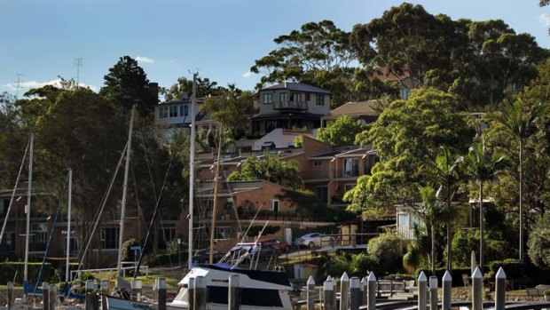 Public v private ... jetties attached to harbourside properties at Balmain.