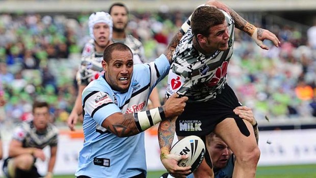Making room ... Jeremy Smith could be forced out of the Sharks.