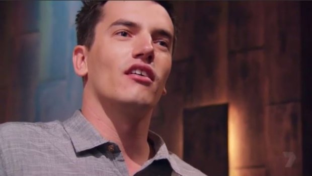 You can see where Josh's signature smirk would flash across the screen in this MKR epsiode.