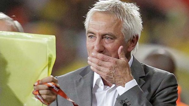 Bert van Marwijk ... guided his team to a famous victory.