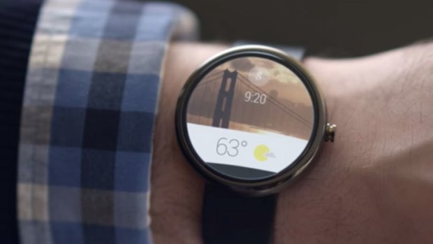 Google's Android Wear smart watch concept.