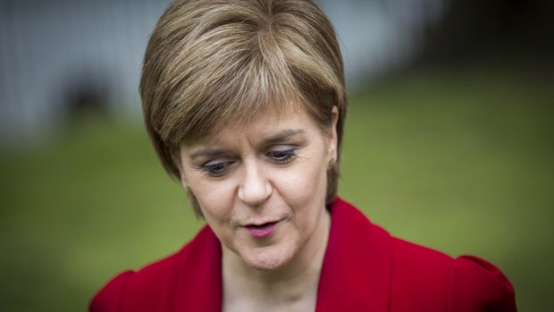 Nicola Sturgeon, leader of the Scottish National Party (SNP). 