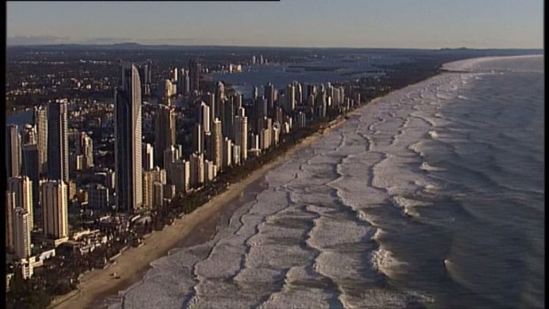 Wild conditions mean beaches will be closed on the Gold Coast on Thursday. 