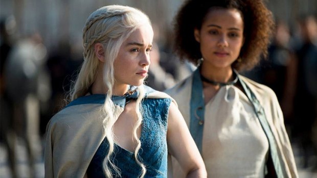 Emilia Clarke stars in the <i>Game of Thrones</i> as Danaerys Targaryan.