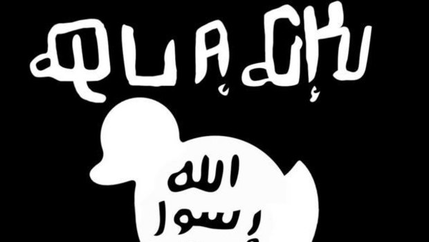 Islamic State heads replaced by rubber ducks, courtesy of 4chan