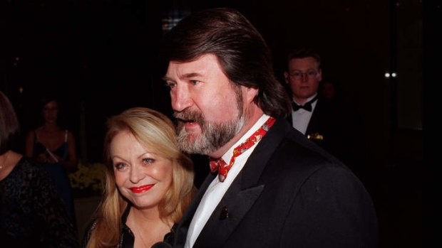 Former couple, old friends:  Jacki Weaver and Derryn Hinch