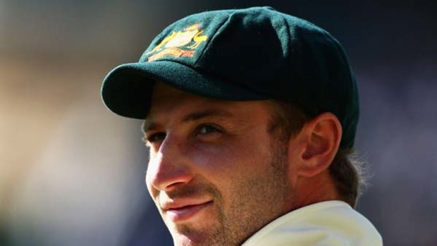 Raring to go ... Phillip Hughes is keen to make the most of his opportunity.