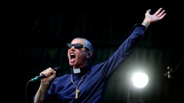 Sinead O'Connor pictured at WOMAD in New Zealand on Sunday.