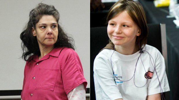 Elisa Baker, left, pleaded guilty to the murder of her step-daughter, Zahra (right).