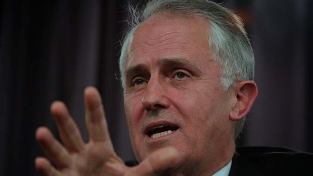 Malcolm Turnbull: promised everyone will have "fast" broadband.