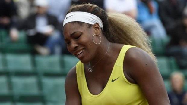 Top seed Serena Williams lost 6-2 6-2 in the second round to the world number 35.