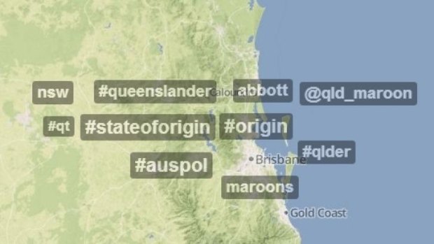 Trending hashtags from Queensland.
