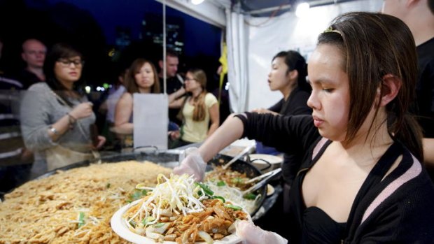Spice things up ... the Night Noodle Markets promise a tasty dinner in Hyde Park.