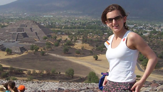 London-based Australian journalist Kate Corbett on holiday in Mexico, where she picked up influenza A.