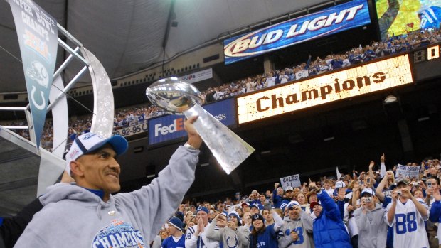 "It's very, very emotional for me": Tony Dungy.