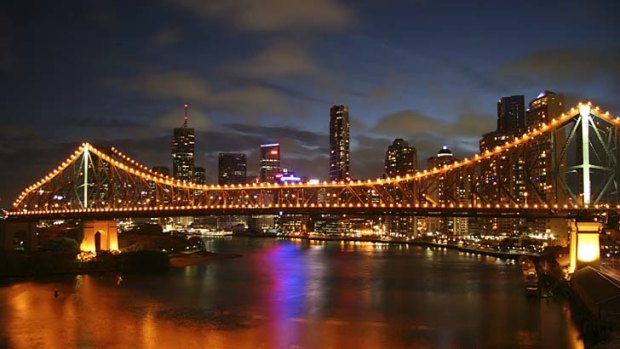 Gastronomic genius: Brisbane's Story Bridge and city.