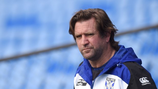 Under pressure: Des Hasler's tenure at the Bulldogs has been thrown into question by many.