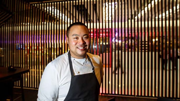 The passionate face of new-wave Korean cuisine ... David Chang.